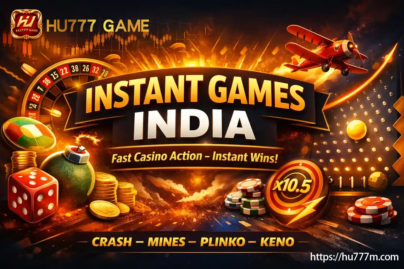 Instant casino games with crash plane and multipliers